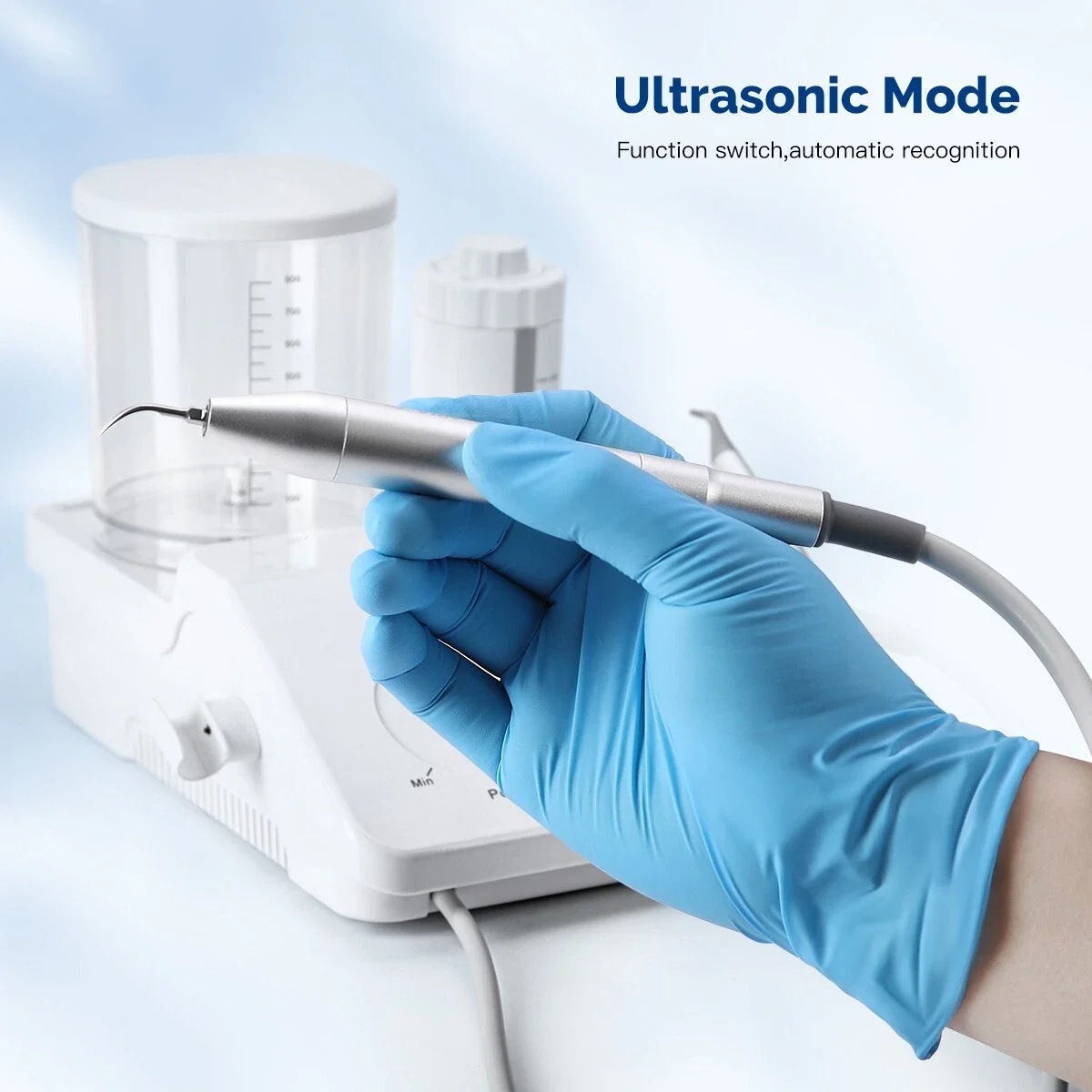 Dental Ultrasonic Scaler Air Polisher Sandblasting 2 in 1 Perio Therapy System DQ-40