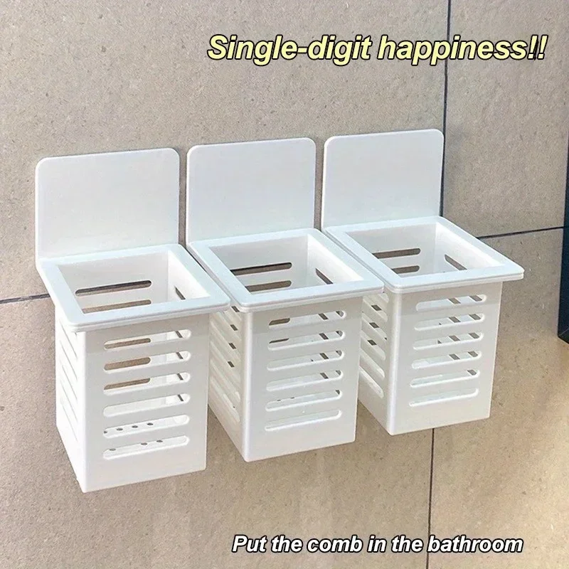 Bathroom Commodity OrganiserWall Mounted Toothpaste HolderToothpaste Toothbrush OrganiserToothbrush Holder  tooth brush holder