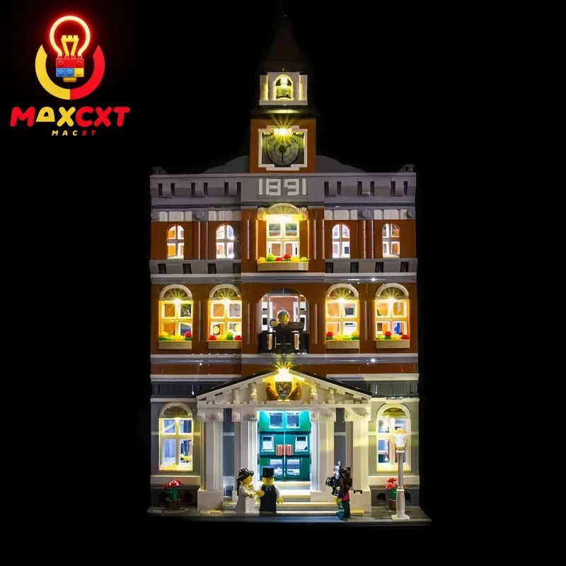 MAXCXT LED Light Set For LEGO 10224 Town Hall Modular DIY Decorative Lamp （Not Include Lego Building Blocks Set）
