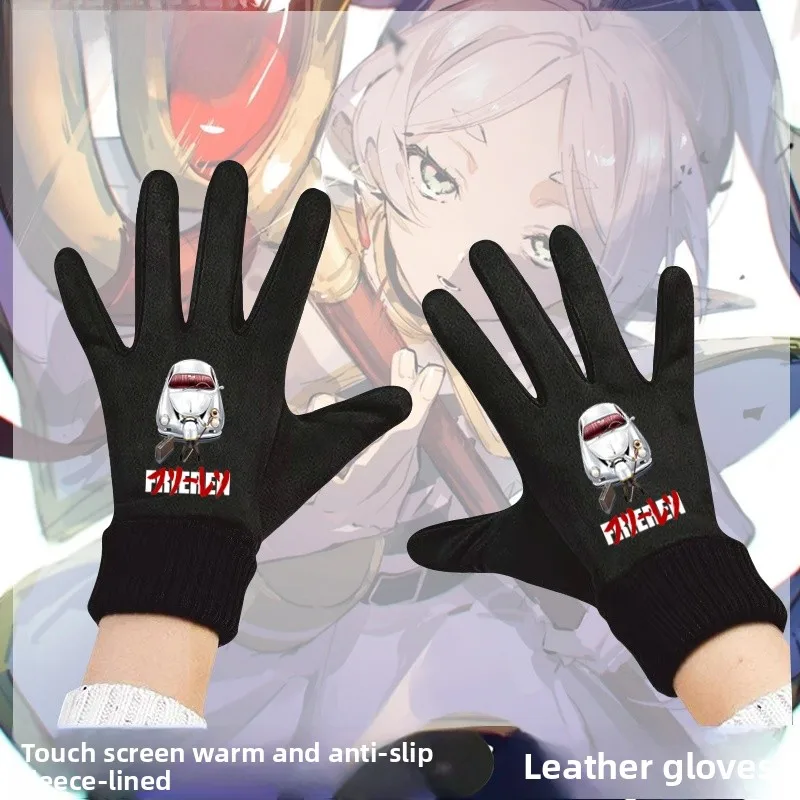 

Теплые флисовые велосипедные перчатки с сенсорным экраном для мужчин, зимние термоперчатки без пальцев, подходят для молодежи, бренд Hallong