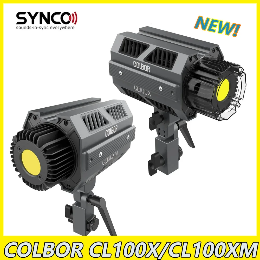 

SYNCO COLBOR CL100X CL100XM COB Light Bi-Color 2700K-6500K Lamp Photography light For Photographic Video Studio Live Stream