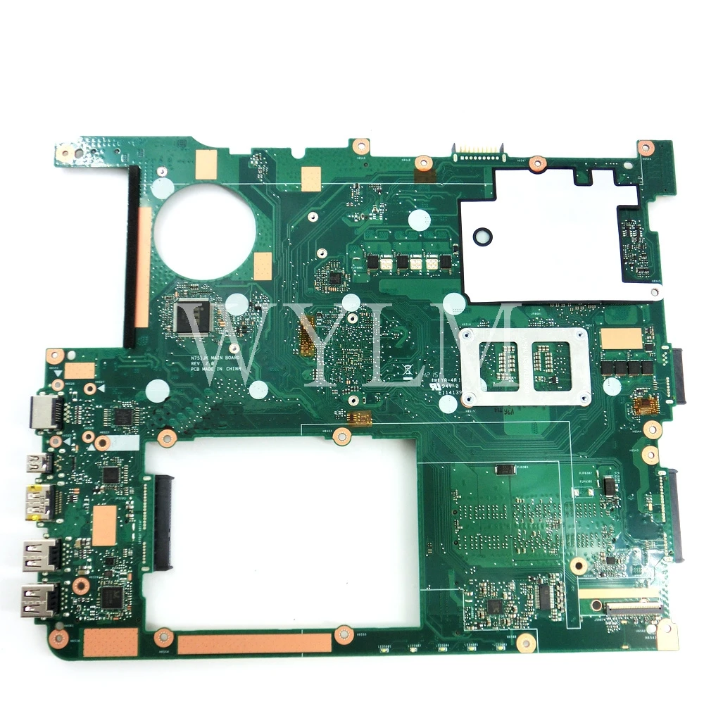 N751JX With I7-4750CPU GTX950M/2G Motherboard REV2.0 For Asus N751JX N751J N751JK laptop Mainboard  Working