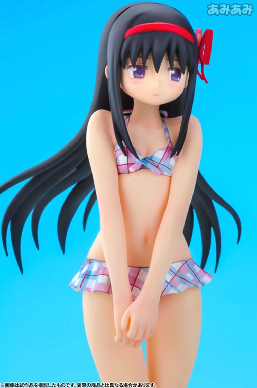 17CM Anime Mahou Shoujo MadokaMagica Akemi Homura figura Beach Queens 1/10 costume da bagno Ver Gekijouban modello giocattolo regalo Action Figure