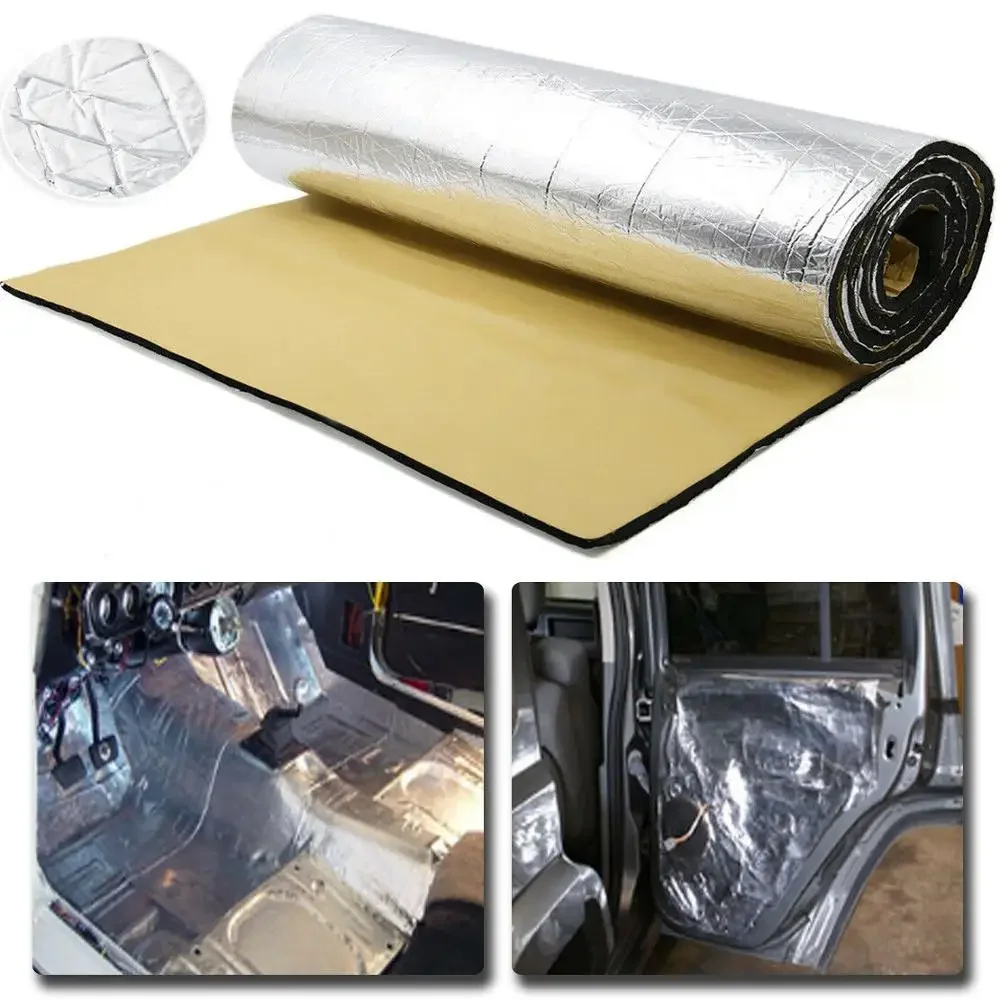 

EIDRAN New 5m x 50cm Car Sound Deadener Firewall Heat Insulation Noise Material Mat 5mm