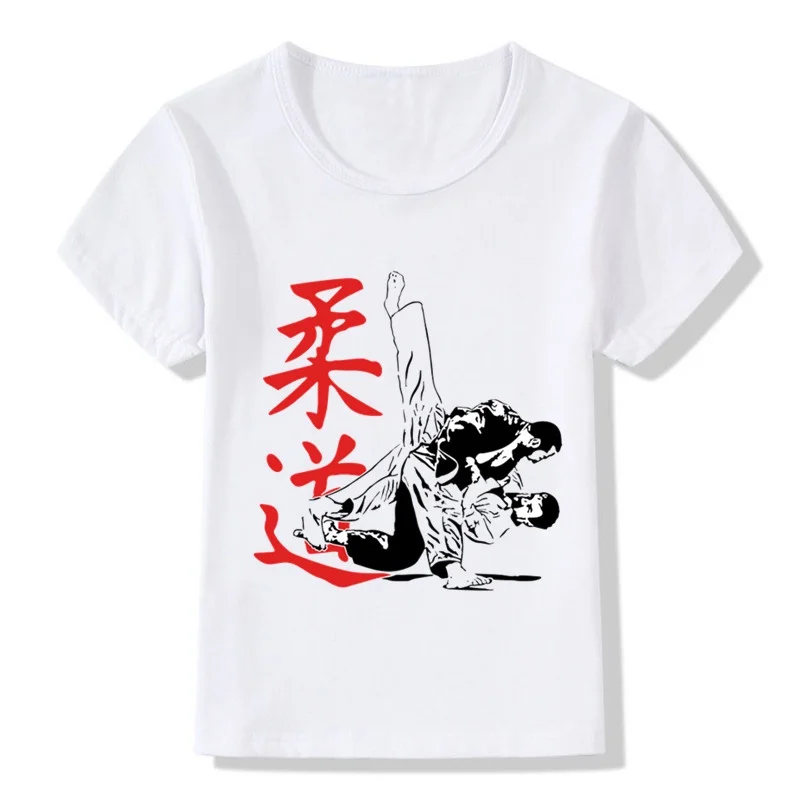 

2022 Summer Kids Boys/ Girls Evolution of A Judo T-shirt Children Tops T Shirt Kids Casual Soft Clothes 3-13Y DIY Custom Tshirt