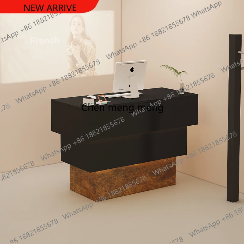 

F182 Парикмахерская Касса Стойка регистрации Салон красоты Стойки регистрации Красота Escritorio De Recepcion Коммерческая мебель