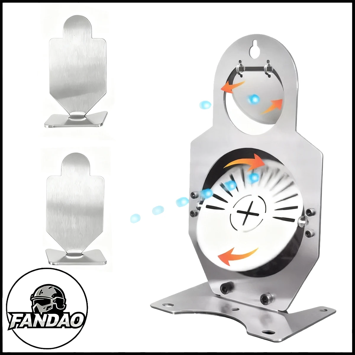 

Stainless Steel Shooting Target Set Tactical Practice Targets for Airsoft Shooting Range Training Outdoor Sports Toys Accessory