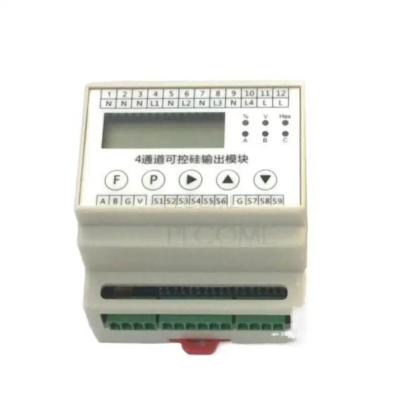 2 ~ 4 Ch الترياك الثايرستور/0-10 فولت/PWM يعتم وحدة التحكم باهتة التبديل ل عكس الضوء LED الإضاءة RS485 Modbus RTU