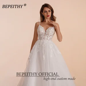 Bepeithy Custom Boho Ivory Line Lace Wedding Dresses for the Women of the Bride 2023 until the Sexy Pavement Garden New Wedding Dress 6 Main Sales Selling Wedding Dress - №3