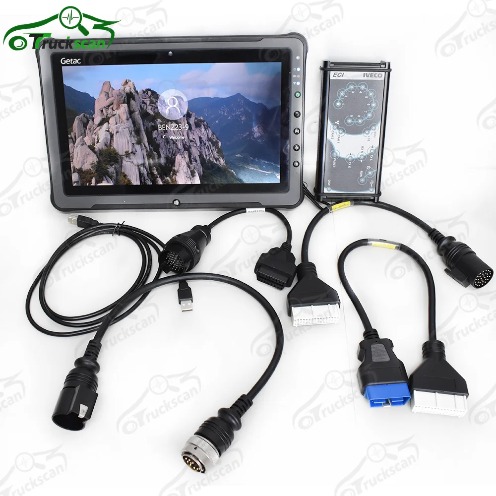 

New For IVECO ELTRAC EASY ECI Eltrac for IVECO TRUCK euro5 euro6 diagnostic tool with software and F110Tablet