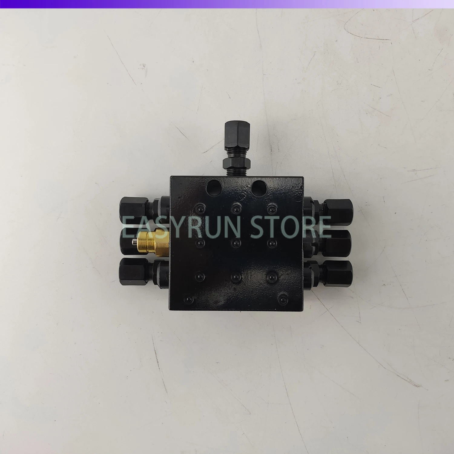 Oil distributor distribution valve block type 6 position oil separator
