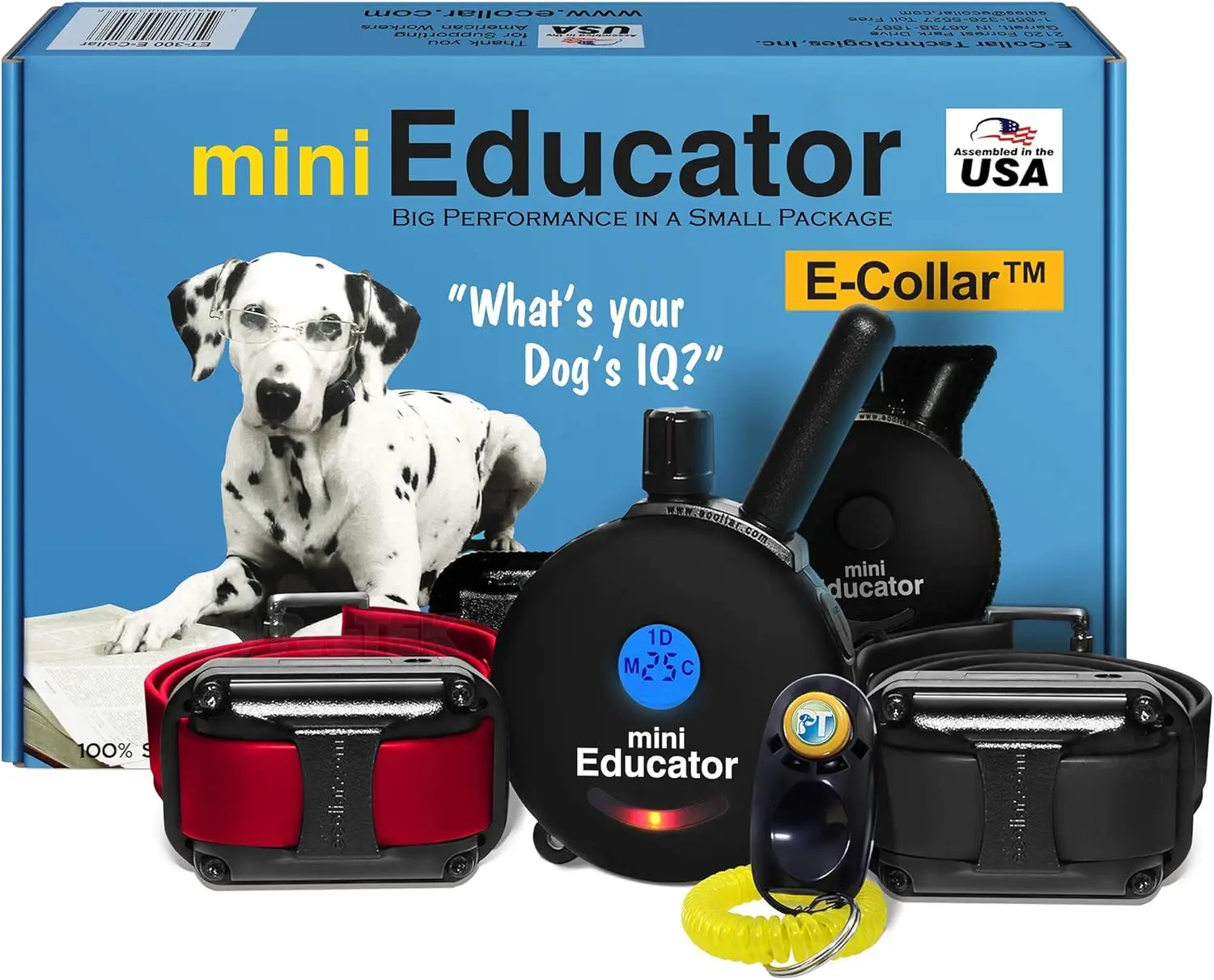 BK - 1/2 Mile Rechargeable Dog Trainer Ecollar with Remote for Small, Medium, and Large Dogs by E-Collar Technol