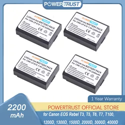 2200mAh LP-E10 LP E10 LPE10 Battery for Canon Rebel T3 T5 T6 KISS X50 X70 EOS 1100D 1200D 1300D 2000D 4000D Camera