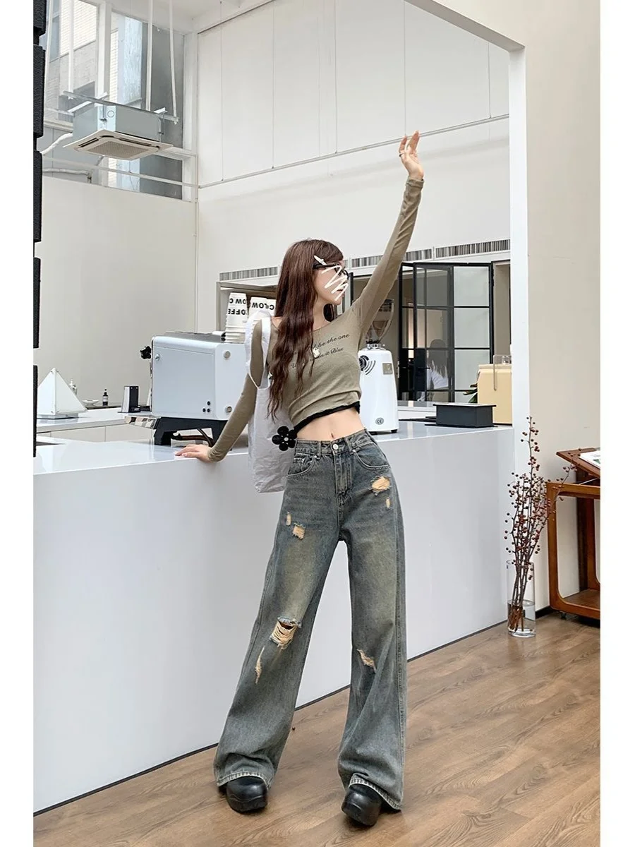 

Уличные джинсы, брюки для женщин, качественная текстура, материал, женская джинсовая мода, удобные, прочные, износостойкие, анти