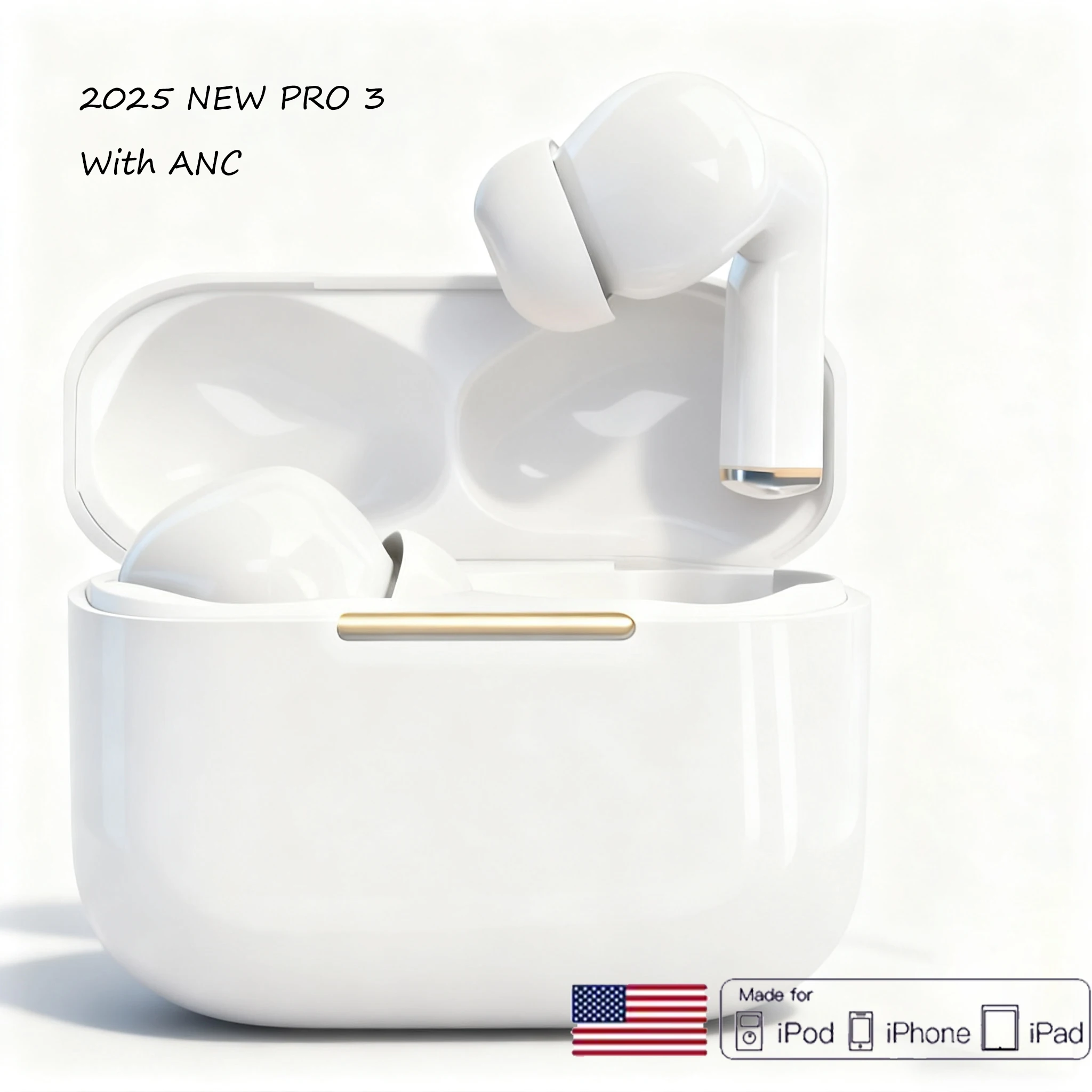2025 New ANC Original Pro 3nd Generation Adaptive Active Noise Cancelling Earbuds LDAC Hi-Res Audio Wireless Bluetooth Earphones