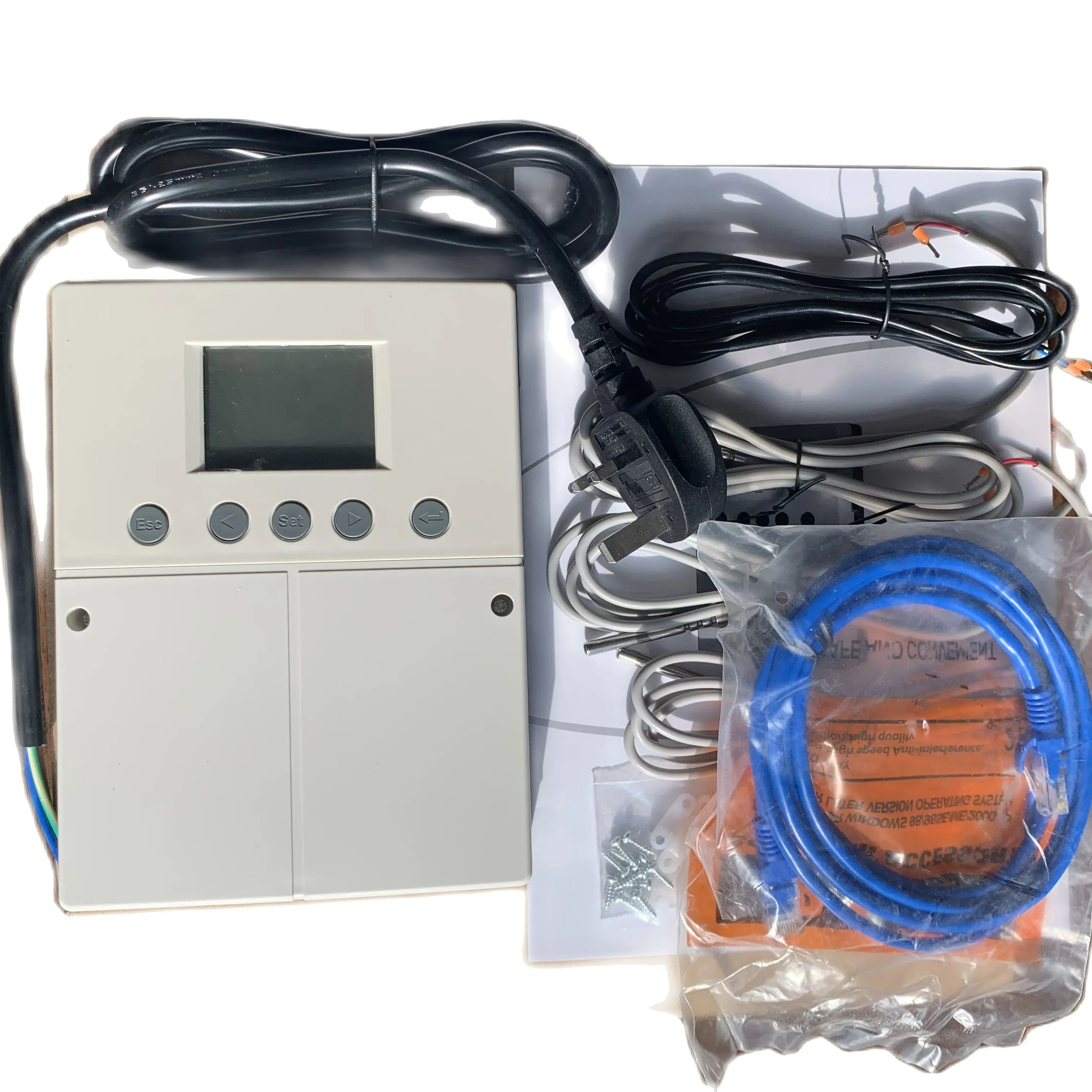 SPI Controller for Separated  Solar Water Heating System,solar water heater controller with LCD,4 sensors,110V or 220V AC