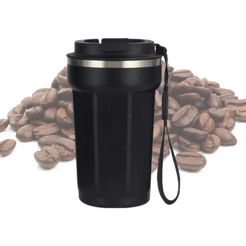 Insulated Coffee Mug 310ml Double Wall Vacuum Reusable Coffee Cup Direct Drinking Double-layer Vacuum Stainless Car Water Cup