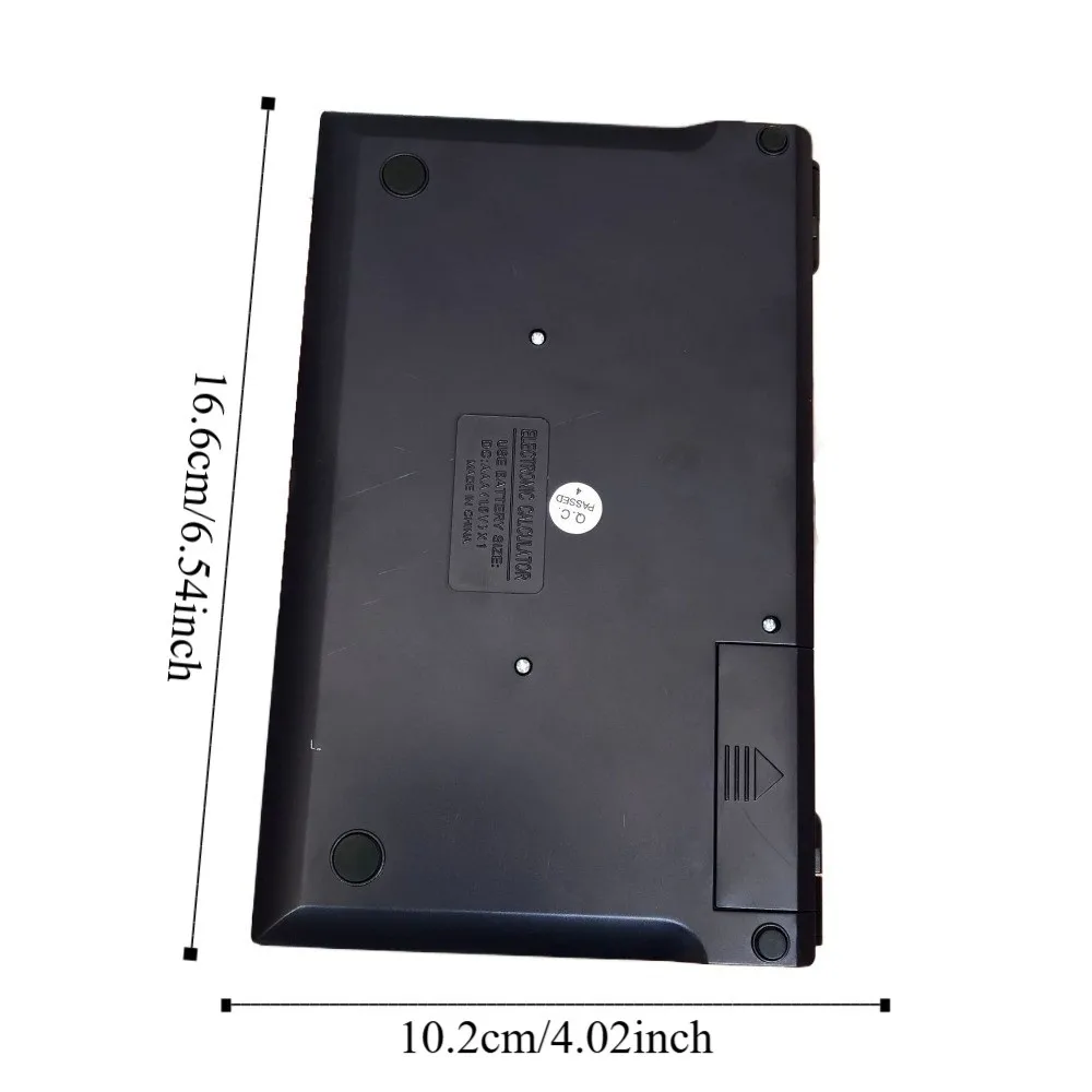 Foldable Folding Flip Calculator 12 Digits Multifunctional Solar Calculator Large Screen Portable Financial Office Calculator