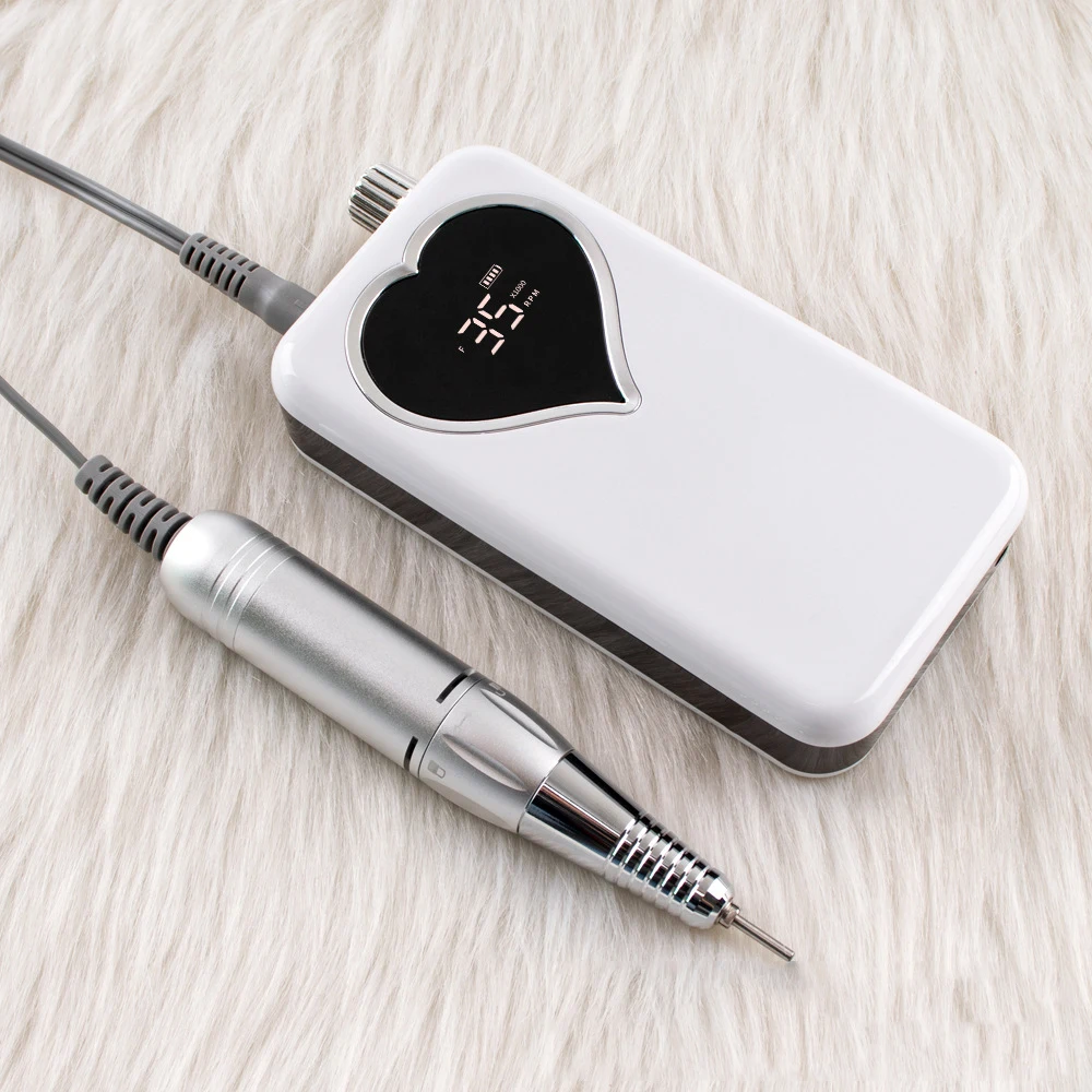 المهنية الكهربائية مسمار الحفر آلة 35000 دورة في الدقيقة ملف الأظافر اللاسلكي قابلة للشحن منخفضة الضوضاء مسمار ساندر لأداة صالون مانيكير #2