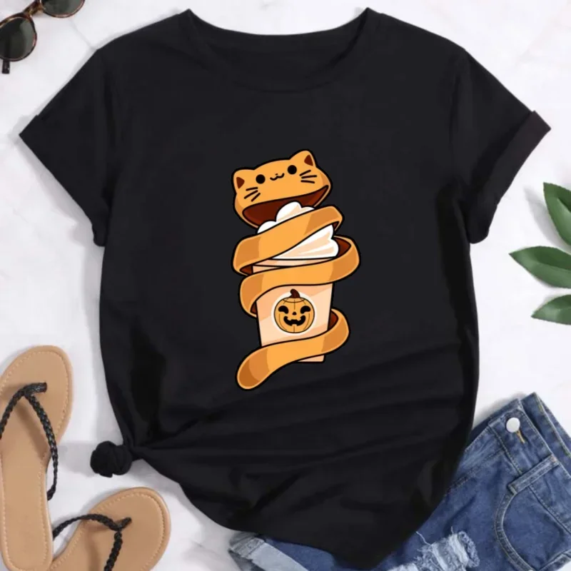 

Женская футболка больших размеров, одежда с короткими рукавами и графикой, свободный и повседневный, мягкий и удобный, дышащий, для занятий спортом на открытом воздухе