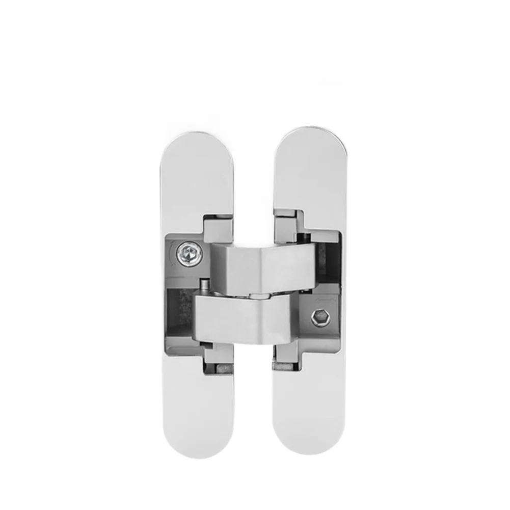 For Wooden Door Concealed Hinge Zinc Alloy Construction with 180 Degree Rotation and Full 3D Adjustment for Exact Fit Alignment