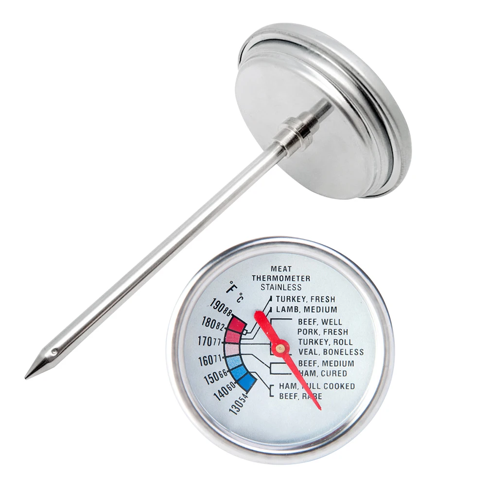 

Stainless Steel Meat Thermometer Barbecue Steak Temperature Probe Food Thermometer Kitchen Beef Accurate Fast Waterproof