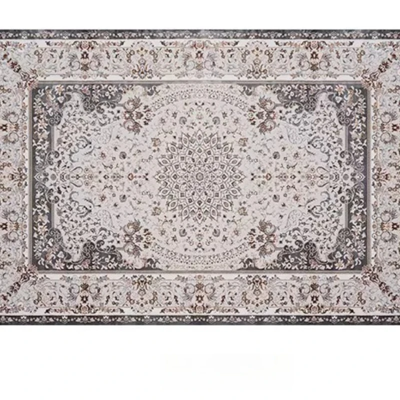 

American retro carpet living room bedroom bedside French European style relief light luxury high-end Turkish original
