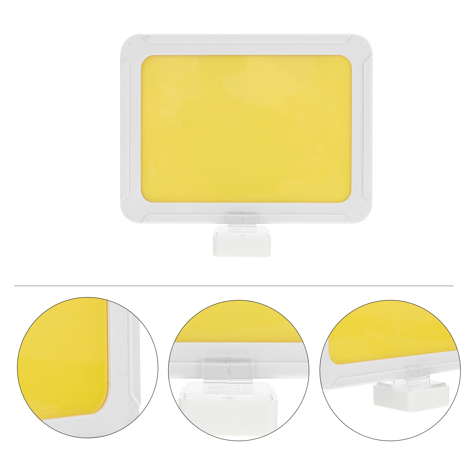 

2pcs Magnetic Warehouse Guide Indicator Indicator A6 White Frame Strong Magnet Warehouse Sign Board for Shelf Labeling