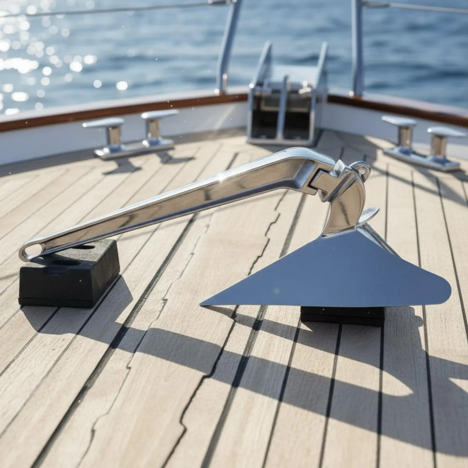 

Stainless Steel Plow Anchor Plough Anchor Boating Hardware Mirror Polished for Boaters