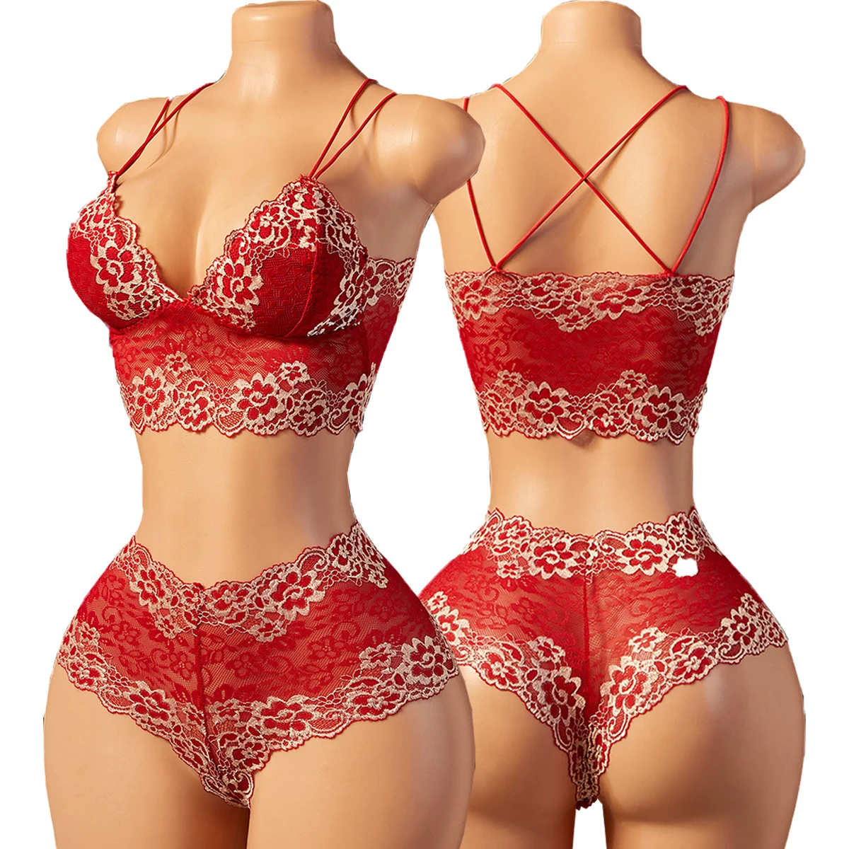 Sheer Mesh Bra - Сексуальный комплект нижнего белья для женщин: