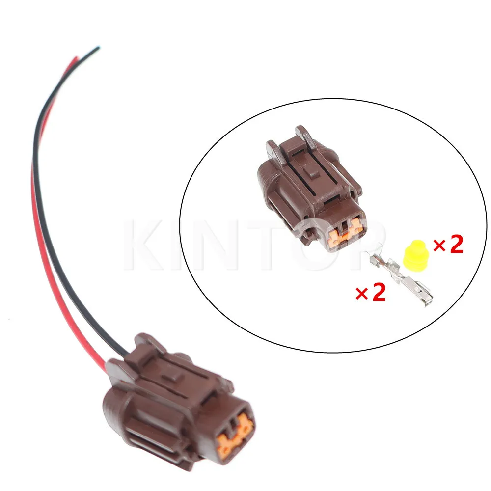 1 Set 2 Pins 6185-0866 6188-0553 TS Sealed Series Socket Waterproof Car Electric Auto Connector Lamp Light Plug AC Assembly