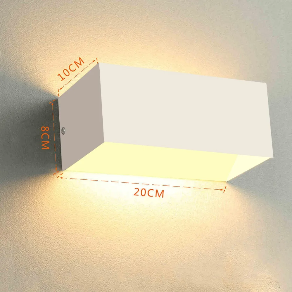 Modern LED Wall Light Indoor Minimalist Wall Lamp Living Room Bedroom Corridor Lighting Decor Wall Sconce Aluminum Luminaire