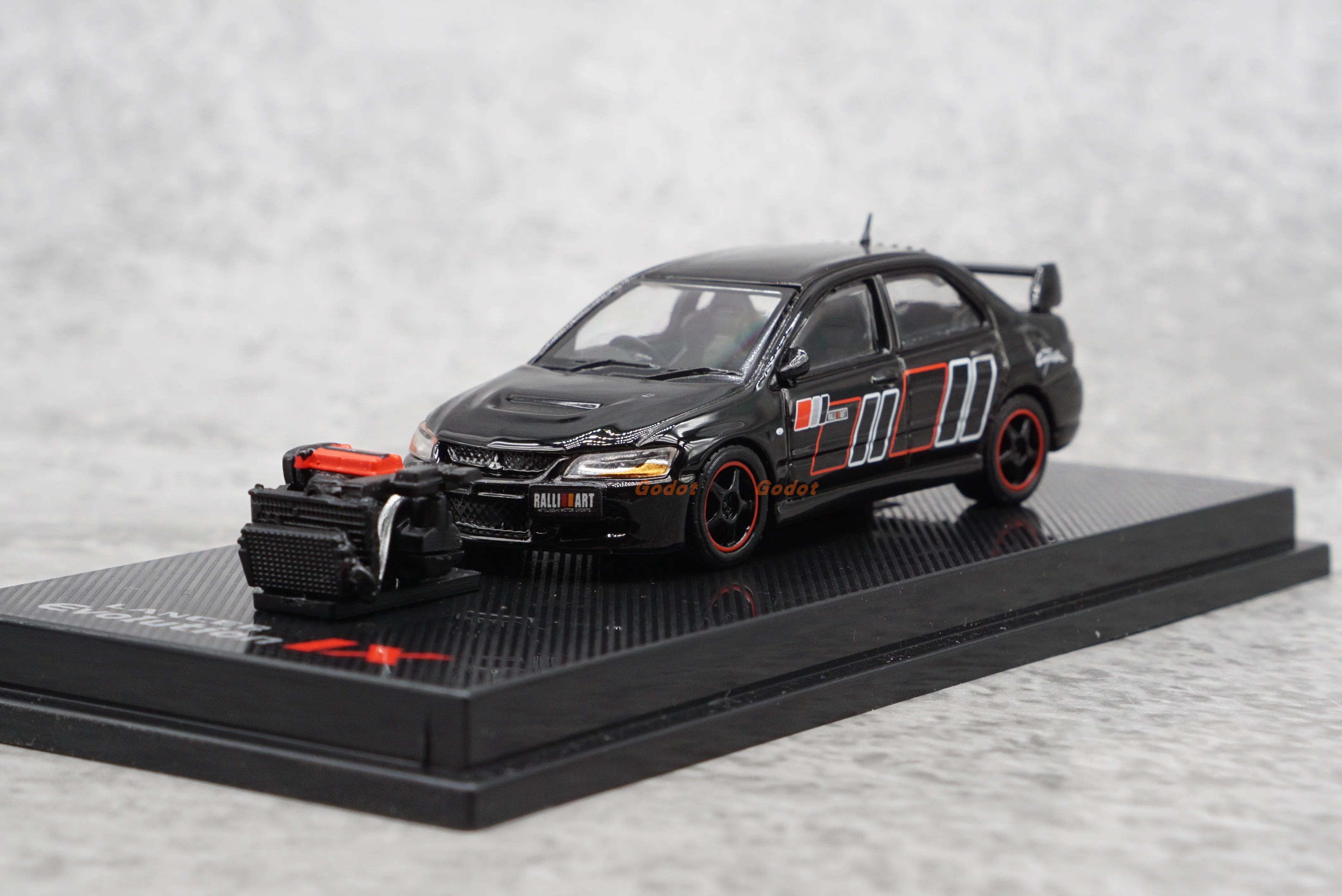 Modèle de voiture en alliage CM 1/64 Lancer EVO, jouet