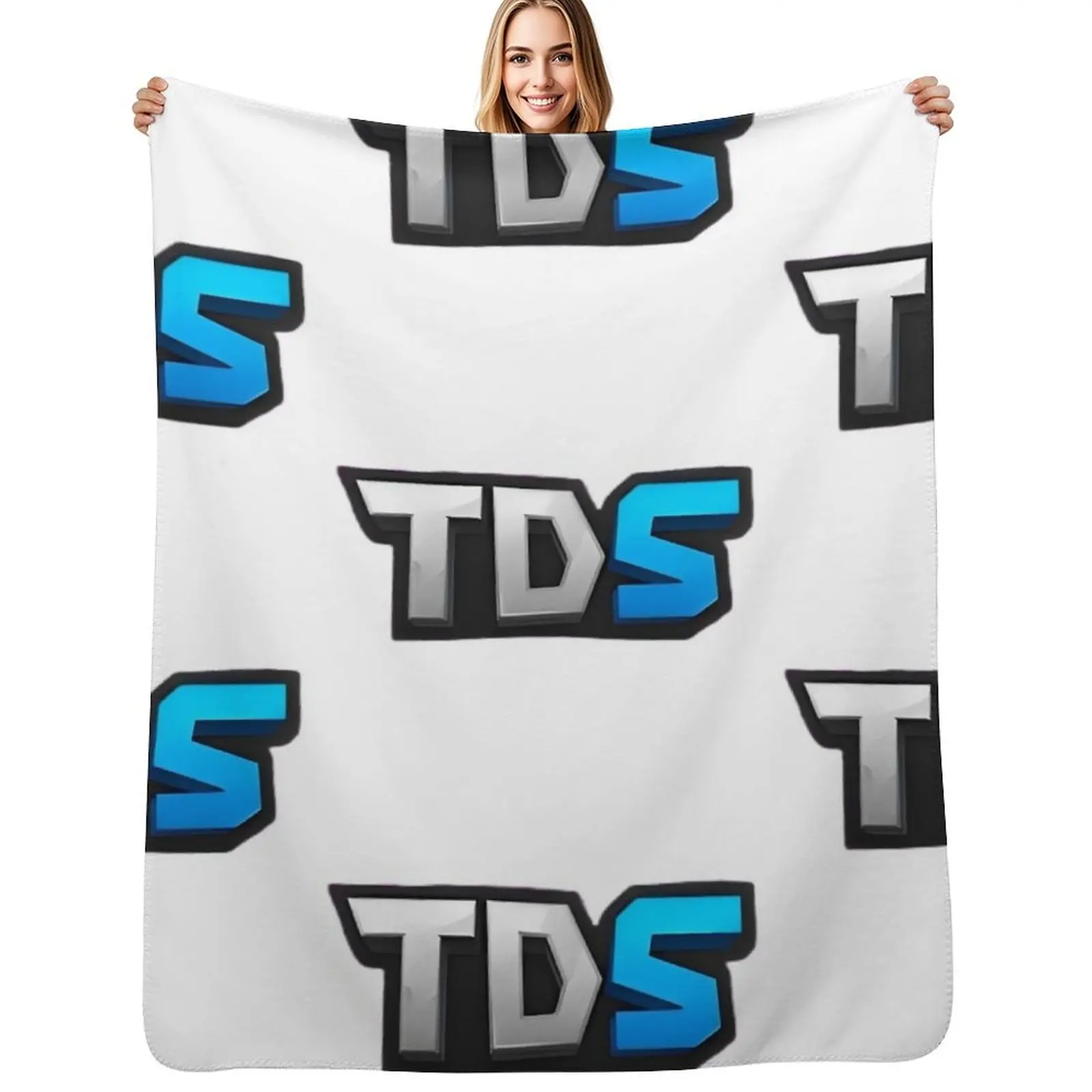 

Tower Defense Simulator (TDS) Throw Blanket Stylish Decor Blanket Gift for Friends Roommate
