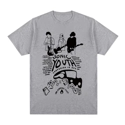 Sonic Youth Music Punk Music Vintage Retro T-shirt Cotton Men T Shirt New TEE TSHIRT Womens Tops