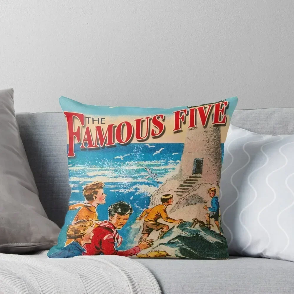 

The Famous Five by Enid Blyton Throw Pillow Custom Cushion Photo Room decorating items Bed pillowcases Sofas Covers pillow