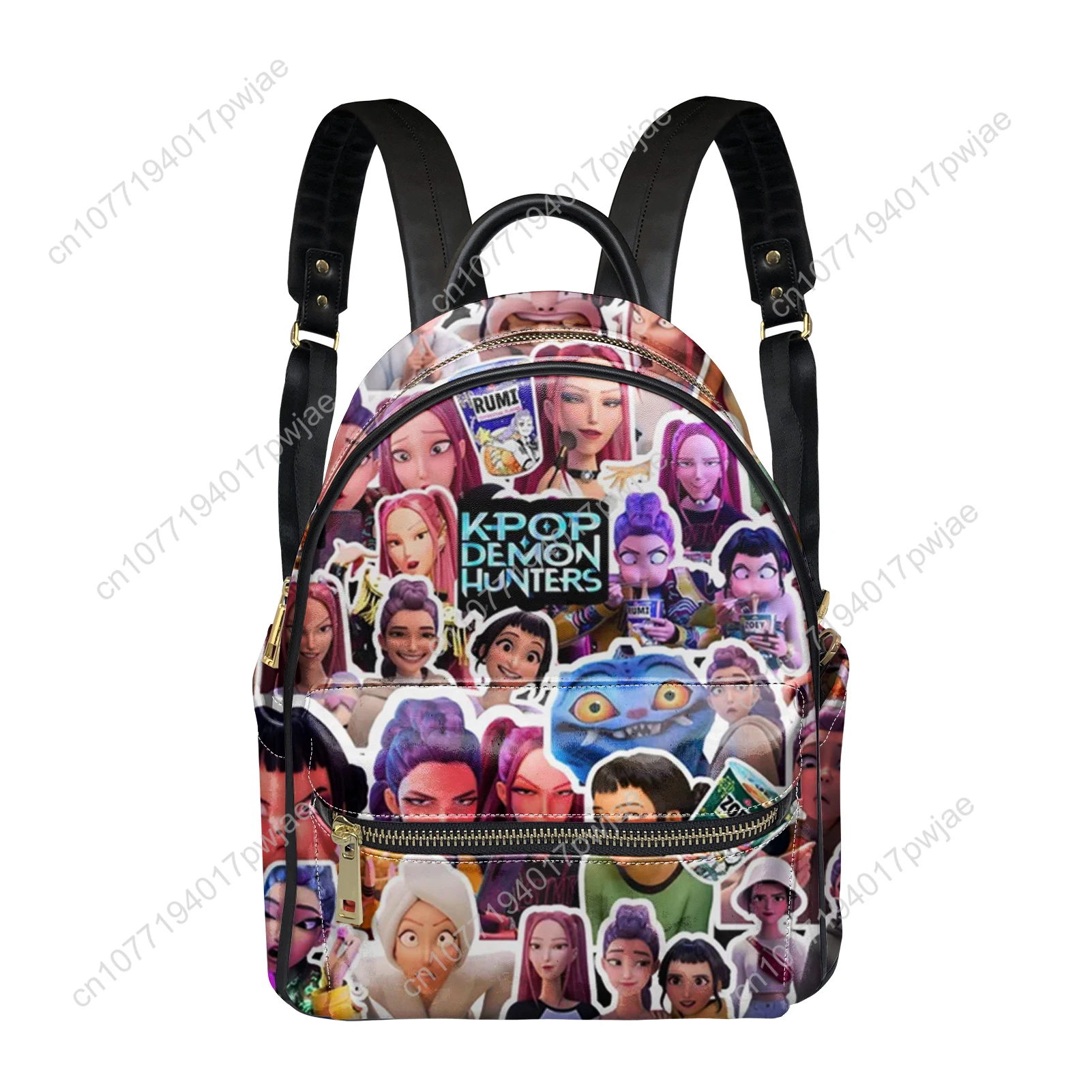 

KPop Demon Hunters Rumi Backpack Womens Men Personalized Double Shoulder Bag Business Travel Bookbag Rucksack Gift Daypack