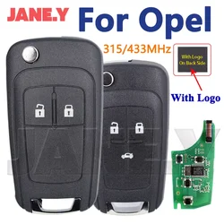 Smart Remote Car Key For Opel For Vauxhall Astra H Corsa D Meriva B Vectra C G4-AM433TX 315MHz 433MHz 2/3 Buttons Keyless Entry