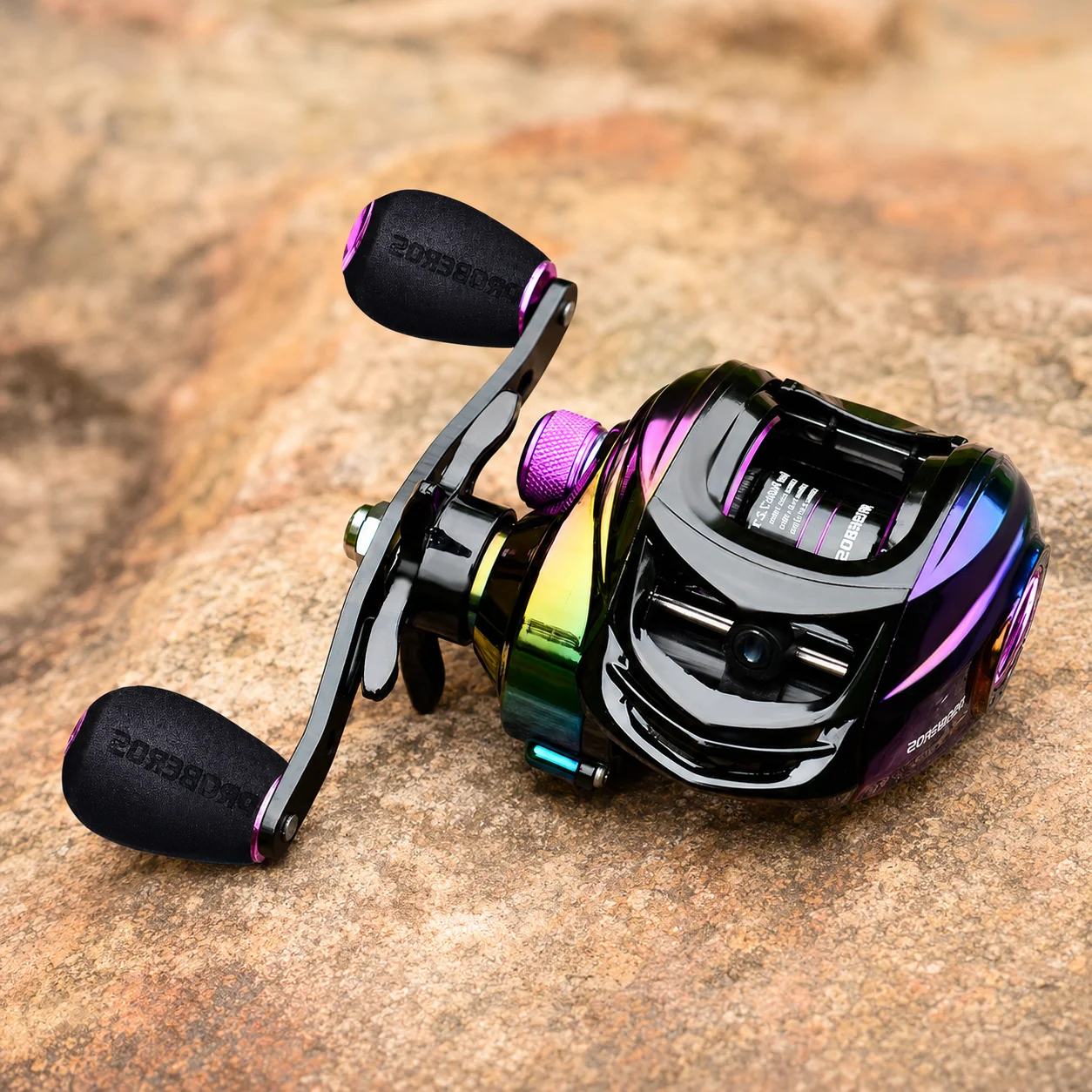 Baitcasting Fishing Reel 7.2:1 9+1BB 10KG Max Drag Metal BFS Spool 10-Level Magnetic Brake Chameleon Saltwater Lure Casting Reel