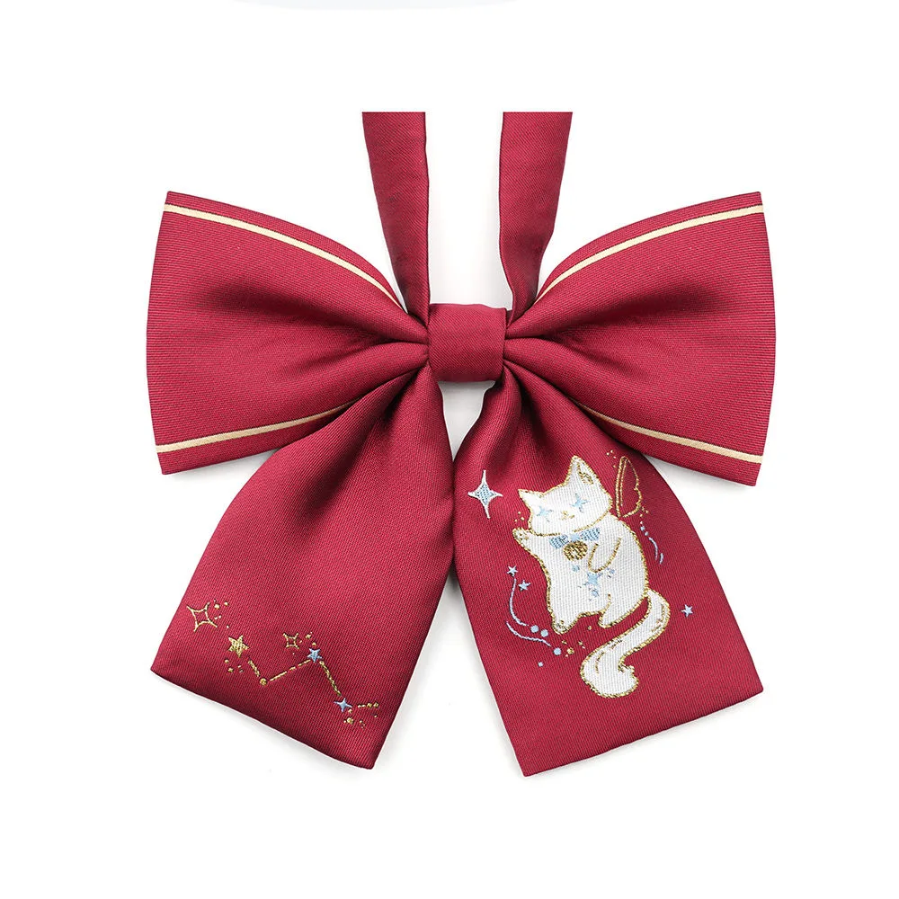 อะนิเมะการ์ตูน Ties คอสเพลย์ Harajuku Lolita ผู้ชายผู้หญิงคนรักสีดำสีแดง Bow Tie Christmas Gift Prop เสื้อผ้าอุปกรณ์เสริม