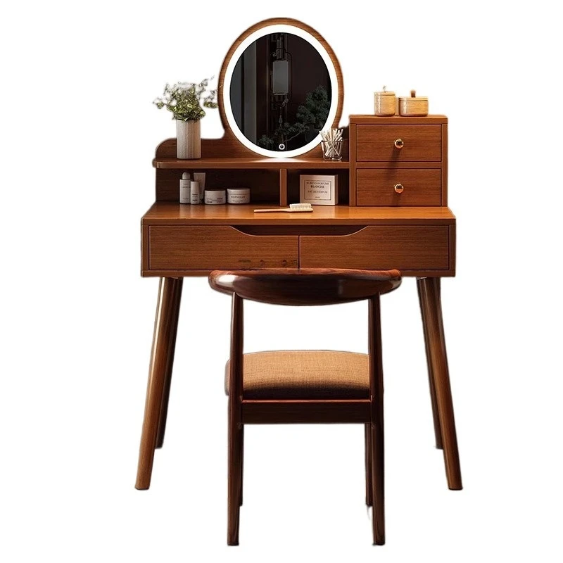 

Dresser bedroom retro makeup table dressing table modern simple chest integrated small makeup