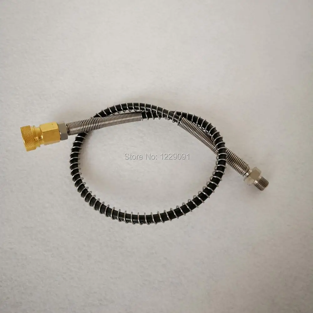 Paintball 24Inch long High Pressure Charging Hose 63Mpa 9000PSI Remote Fill Whip Hose Extension Air Refill Hose