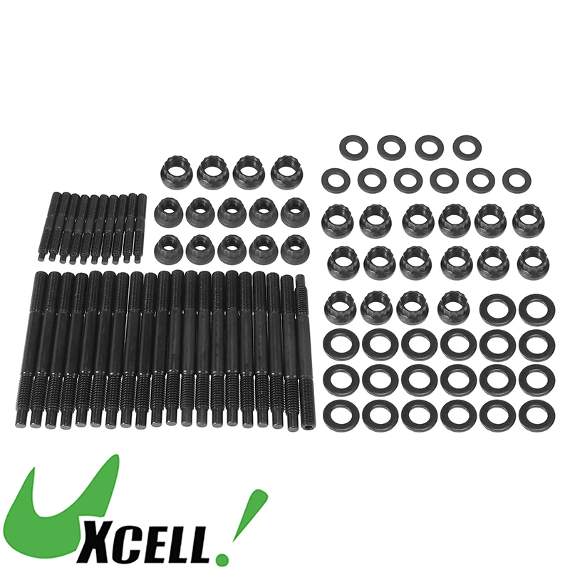 UXCELL Car Cylinder Head Stud Kit Replacement Part for Chevy LS1 LS6 2004-2006 5.3L 5.7L 6.0L