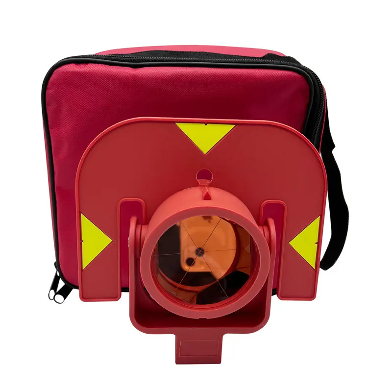 Red New GPR111 Single Prism For Leica Total Stations Prism Surveying Instrument Offset 0mm Constant With Soft Bag Replacement