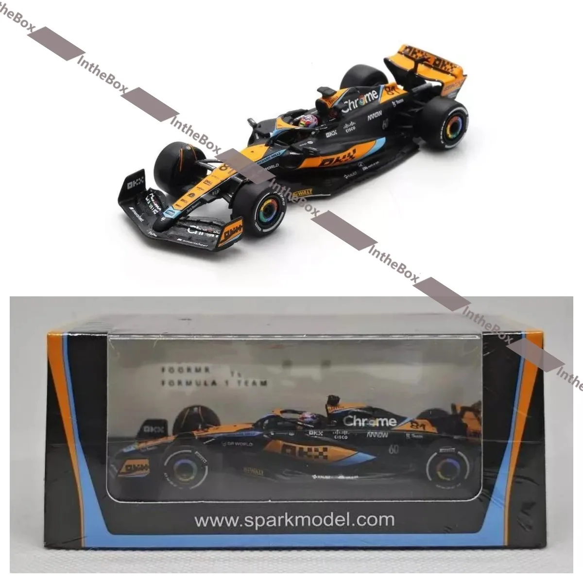 MCL60 No.81 Oscar Piastri SPARK MODEL 1/64 #Y292 Diecast Model Car Collection Limited Edition Hobby Toys