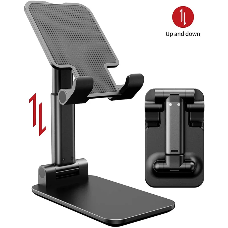 Mobile Phone Holder Stand Desktop Lazy Bedside Bracket Support Stand Foldable and Hoisting Multi-Function Telescopic Holder