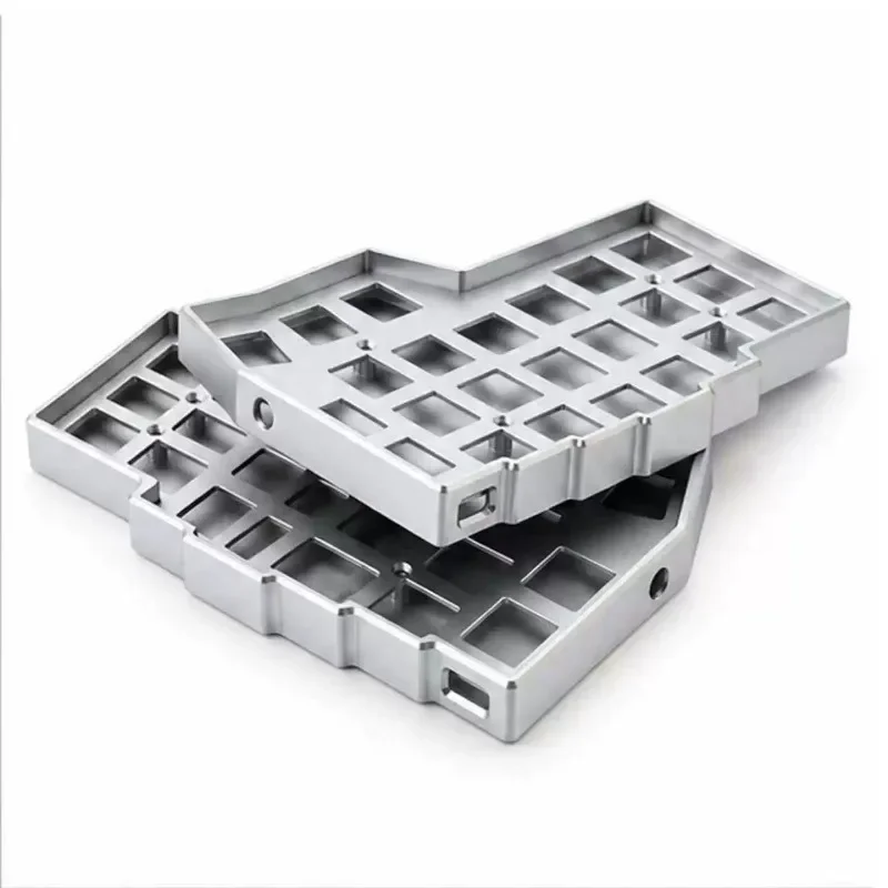 CORNE V4.1 Kabelgebundenes Split-Tastatur-Kit, individuelles Gehäuse aus CNC-Aluminiumlegierung mit Eloxierung, Hotswap, RGB, separate Tastaturzubehörteile, DIY VIAL