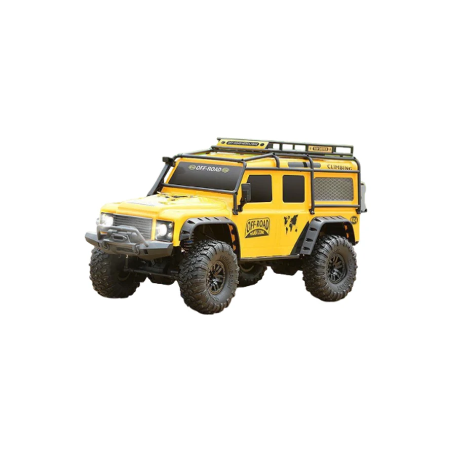 Huangbo 1/10 RC ferngesteuertes Modellauto, maßstabsgetreues Allrad-Offroad-Kletterfahrzeug für Outdoor-Hobby.