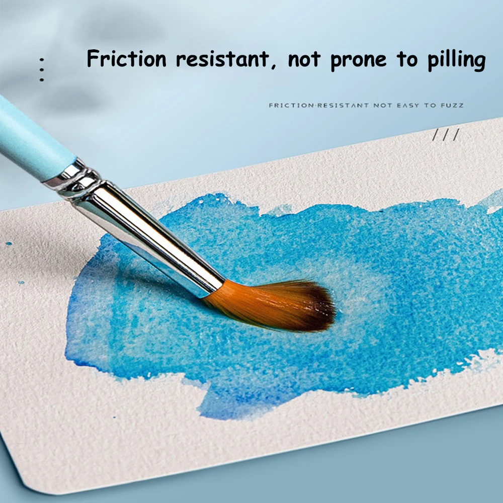 Professionelles quadratisches/rundes Aquarellpapier, 300 g, Aquarellpapier, Postkarte zum Malen, Schulkinder, Skizzieren, Zeichnen, 10–400 Blatt – Detail 3