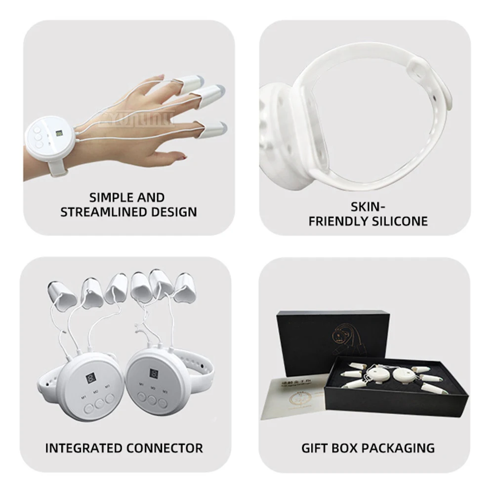 جهاز EMS لشد الوجه وشد الوجه، جهاز تدليك لتخفيف تعب عضلات الجسم بالكامل بتيار صغير #4